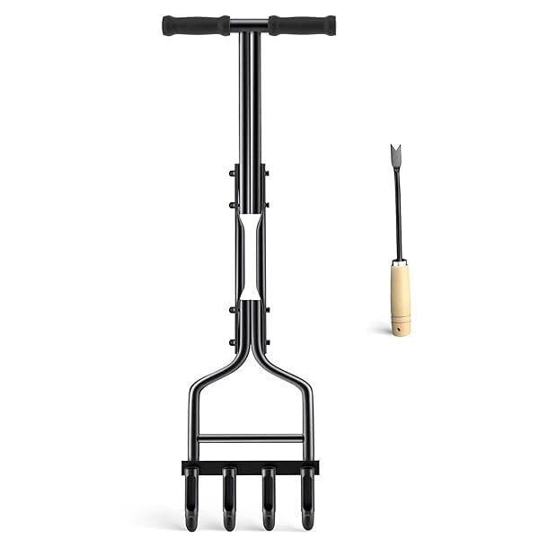 EEIEER LAWN AERATOR – MANUAL CORING TOOL WITH...