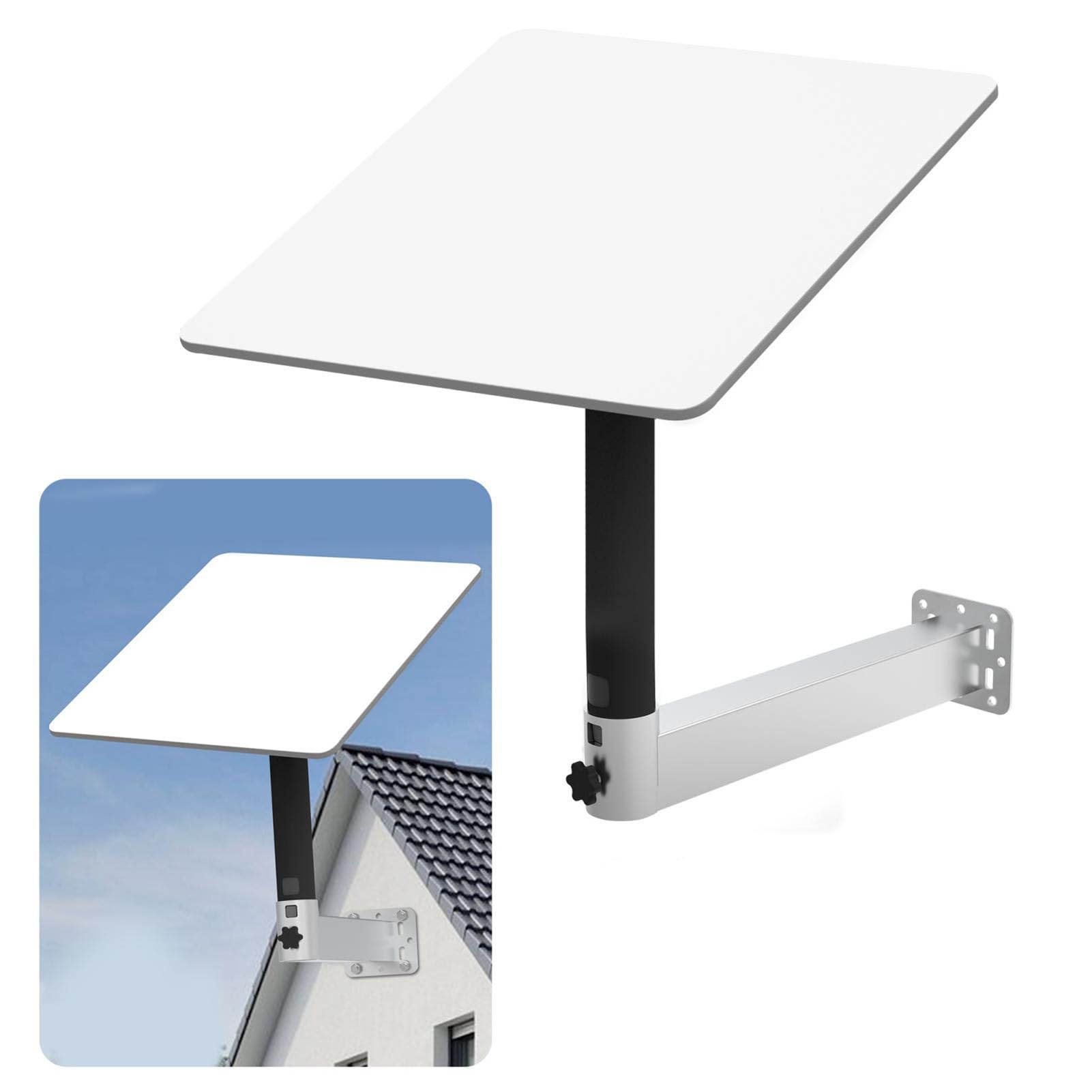 Mounting Kit, Wall Mount, Pole Mount, Compatible with V2 Dish, Roof Mount for Internet Kit Satellite