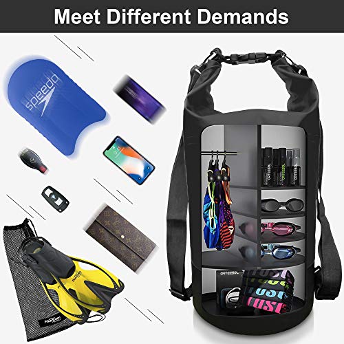 arteesol Waterproof Dry Bag 5L/10L /20L/30L with Phone Case Double