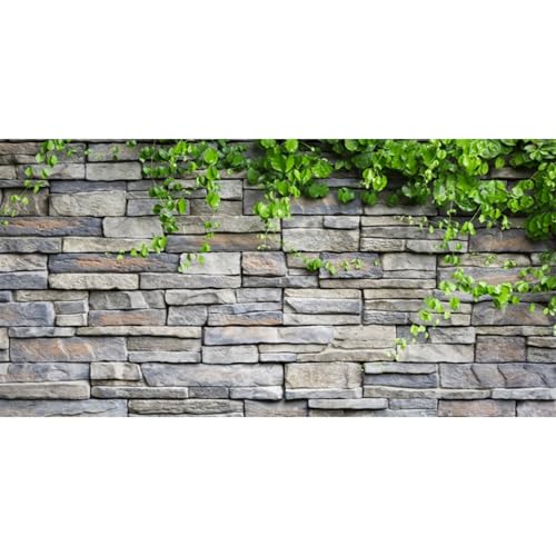 AWERT Stone Brick Wall Aquarium Background Poster