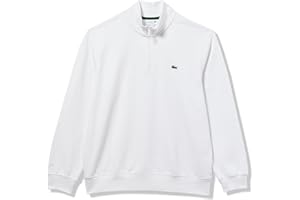 Lacoste Men's Core Collection Regular Fit Classic Zip Up Mock Neck Sweatshirt