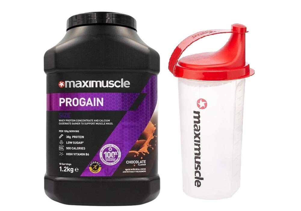 Maximuscle Progain - 1.2kg - Chocolate with Shaker