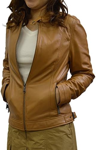 ライダースジャケット 革ジャン レザージャケット シングルライダース レディース 本革 ラムレザー 赤 スタンドカラー S-LL ブラック ダークブラウン レッド グレイベージュ グレイ キャメル tqp837