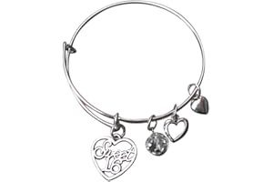 Infinity Collection Girls Sweet 16 Bracelet, Sweet 16 Jewelry - Happy 16th Birthday Gift- Sweet Sixteen Birthday Gift For Girls, Daughter, Granddaughter, Friend