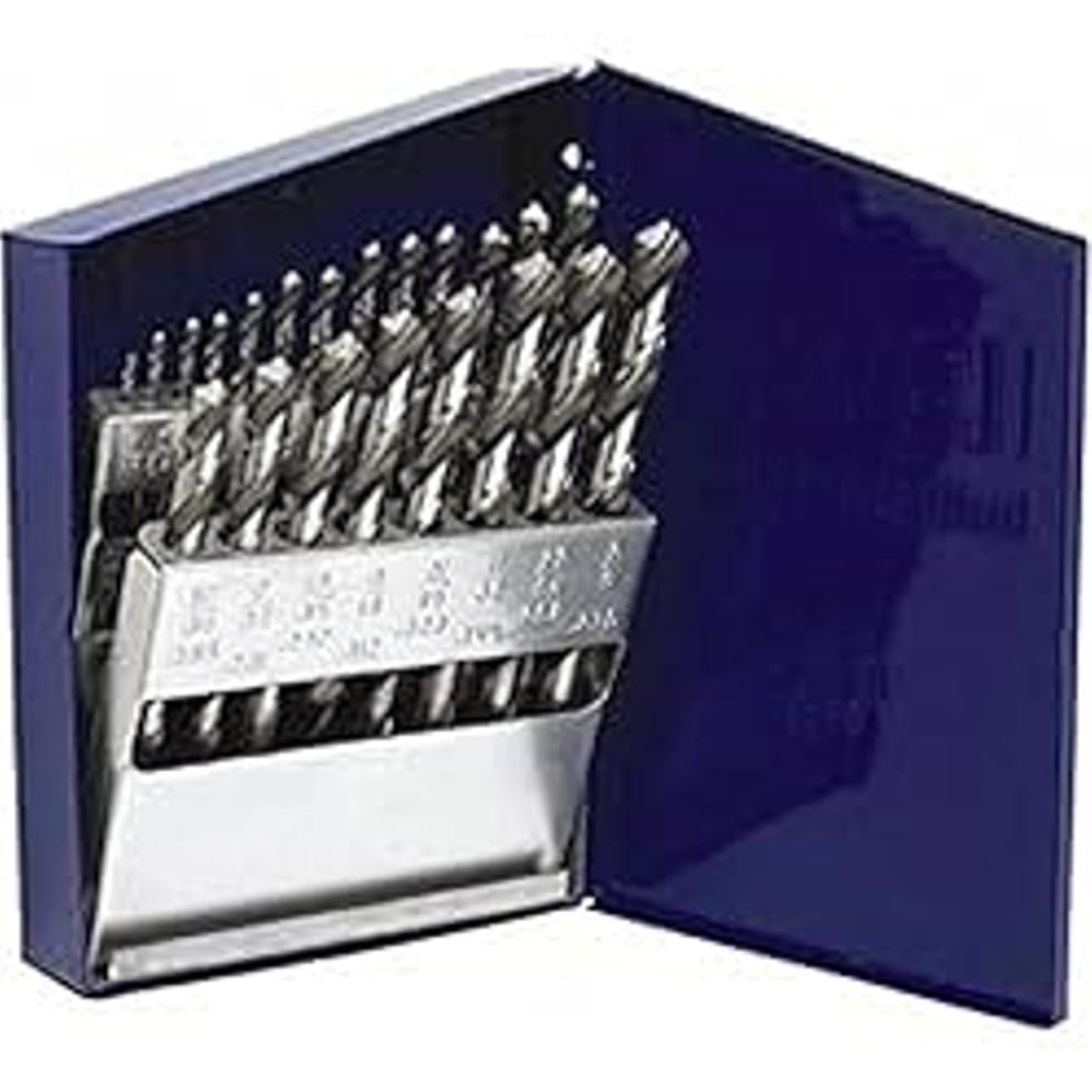 Irwin Tools IRWIN Drill Bit Set, Cobalt Alloy Steel, Jobber, Fractional, 21-Piece (63221)