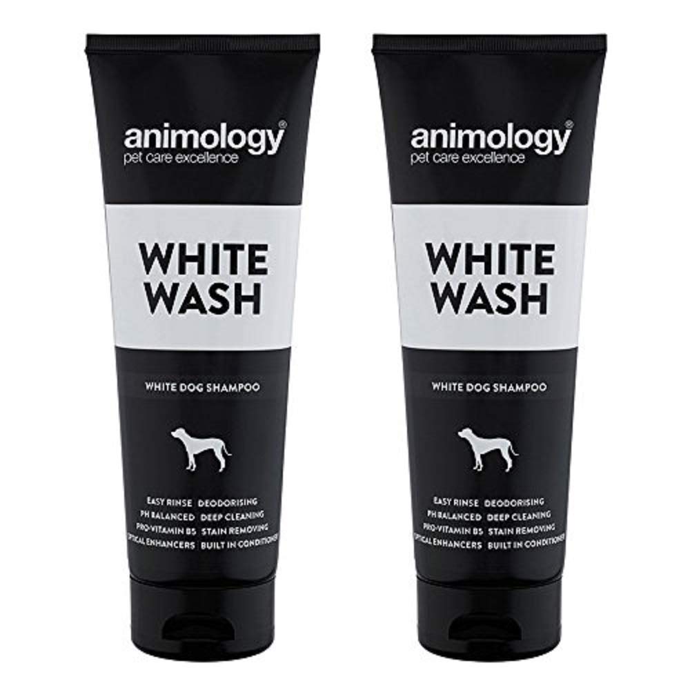 Animology White Wash Dog Shampoo, Twin Pack, 250ml