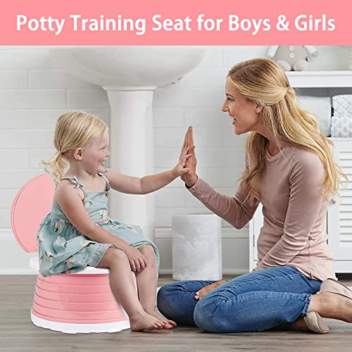 AutoTime Portable Travel Potty for Kids, Potty Training Toilet for