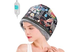 Care Hat, Hair SPA, Electric Thermal for Deeply Conditioning Nourishing Care Hat with 3 Gears Adjustable Temperature Control 
