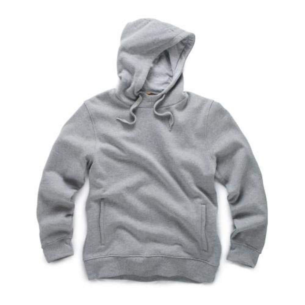 Scruffs Worker Hoodie Grey Marl L (T54077)