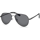 Pro Acme Polarized Aviator Kids Sunglasses for Girls Boys Age 3-18, Petite Aviator Frame for Small Face Juniors, 52MM