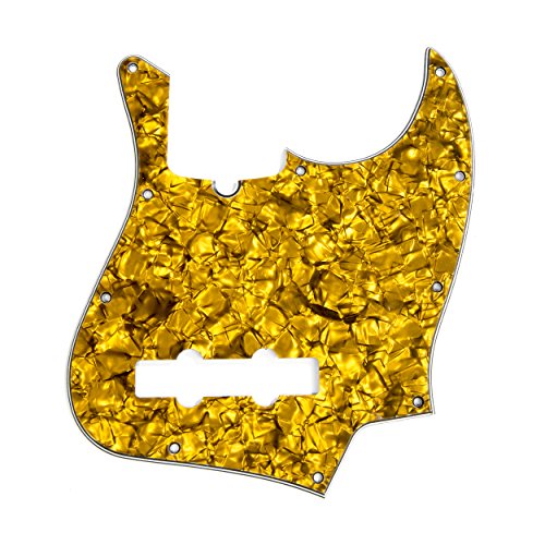 D'Andrea Jazz Bass Pickguards for Electric Guitar, Gold Pearl