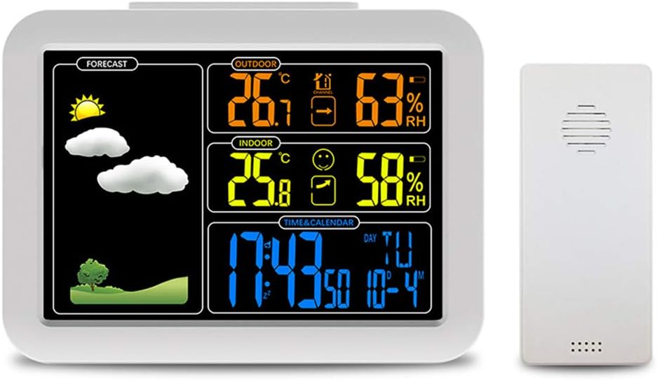 QOUP Digital Home Weather Station with Accurate Morning and