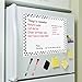 L-Fine Magnetic Dry Erase Whiteboard for Refrigerator Included 2 Magnetic Markers & Erase-Perfect for Chore List, To Do List & Schedule