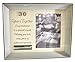 Juliana Brushed Silver Plated Photo Frame Verse & Plaque - 30 Years Together