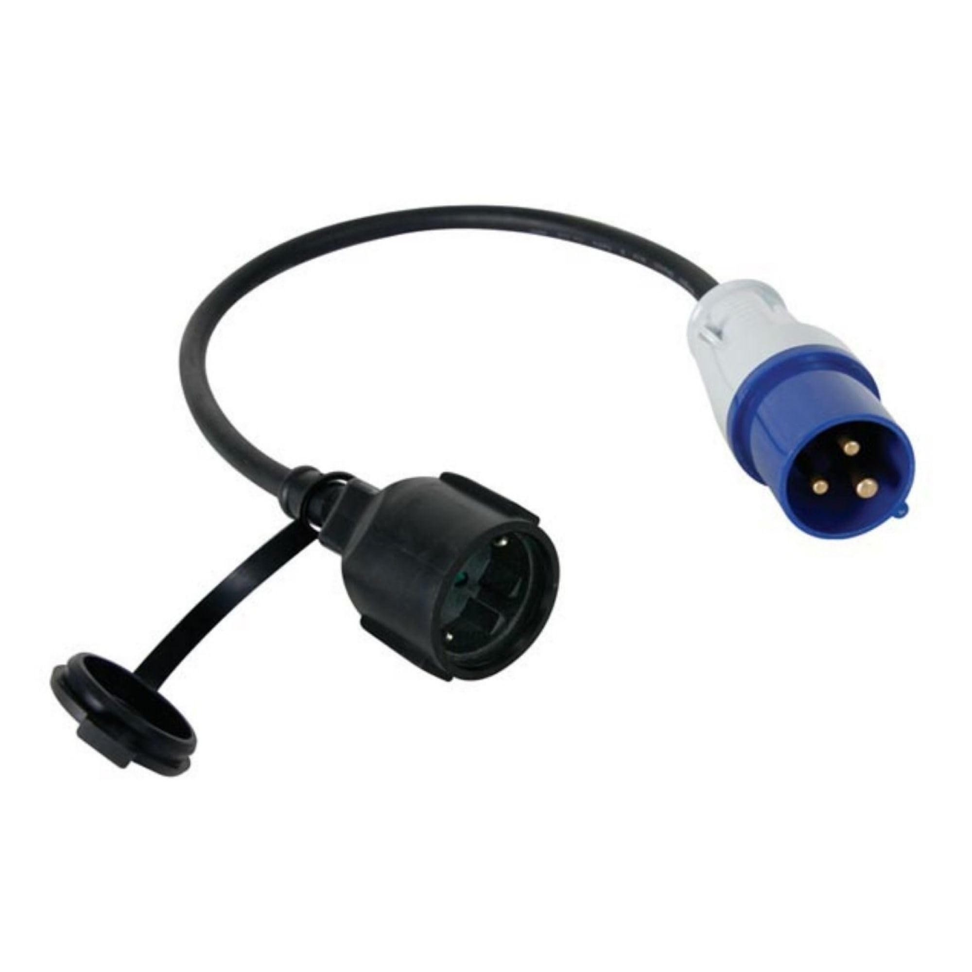 Perel ECEEA2-G Cable Schuko Coupling to Cee Plug Length 40 cm