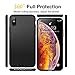 Humixx Ultra Thin iPhone Xs Case / iPhone X Case [Naked Texture] Minimalist PC Phone Cover with Anti-Scratch , Light Fit for Apple X/Xs 5.8 inch Black