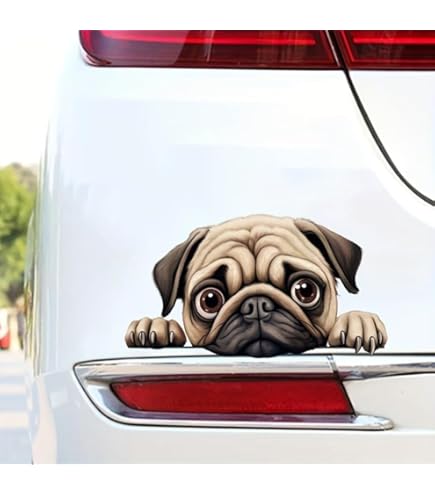 Calcomanía Impermeable De Vinilo Original De Pug Life