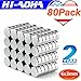 Magnets,Magnet,80PACK Round Refrigerator Magnets, Multi-Use Magnet,Stainless Steel Magnet Disc , for Fridge Home , kitchen,Craft Projects ,Office,DIY, Arts ,Whiteboard(80PACK-6X3MM)