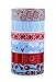 LolliZ® Washi Tape – Heart Strings Set with Six Rolls of Fun and Festive Colors