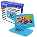 UEME Portable DVD CD Player with 9 Inch LCD Screen, Car Headrest Canvas Case, Remote Control, SD Card Slot and USB Port, Personal DVD Player with Rechargeable Battery PD-0093 (Blue)