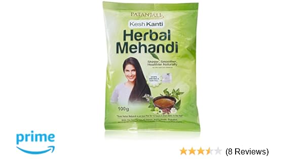 Amazon Com Baba Ramdev Patanjali Herbal Mehandi For Hair