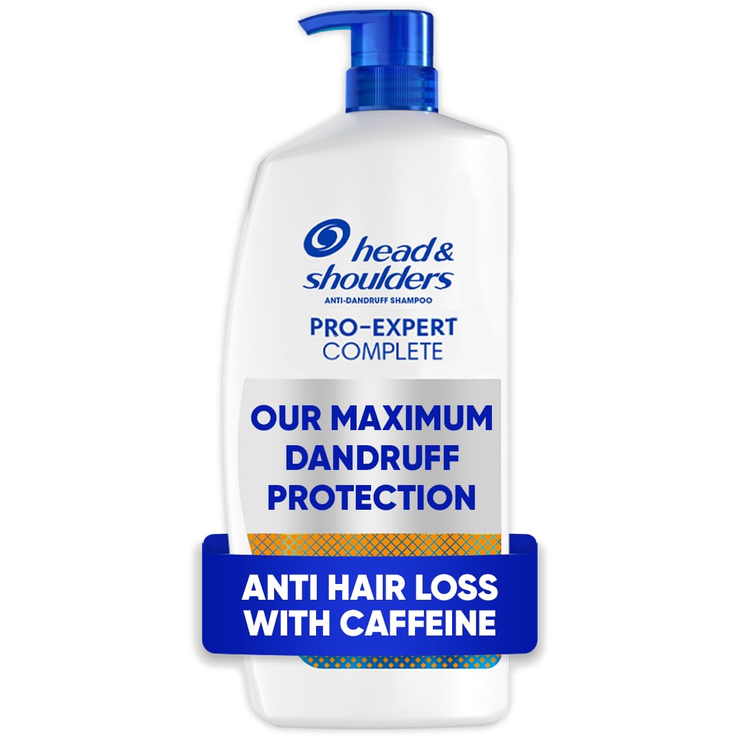 Head & Shoulders Anti-Dandruff Shampoo Pro-Expert 7 Hair Fall Defense with Caffeine 800ml Pump. Clinically Proven to Improve Hair Retention, packaging may vary โ image 1