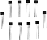 Oumefar 10pcs A3144E Hall Effect Sensor Switches TO-92UA 3pin SIP Set view 7