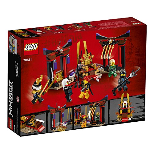51k ALCfRzL - LEGO NINJAGO Masters of Spinjitzu: Throne Room Showdown 70651 Building Kit (221 Piece)