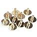 Pack of 100pcs Round Pull Handle Crystal Rhinestone Knob for Cupboard Drawer Wardrobe (Gold)