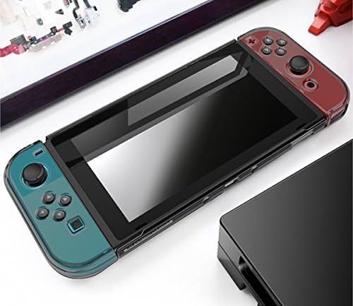 Switch カバー ドック対応 Aisitin 9in1 ニンテンドースイッチ Pcハードカバー Nintendo Switch 分体式保護ケース Joy Conカバー ドックにサポート キズ防止 全面保護 着脱簡単 超薄型 クリア 青 ボタンカバー 6 B07kjdkn9l 500円 新入荷 流行 登場