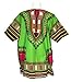 Vipada's Dashiki Shirt African Top Men's Dashiki (Chartreuse) L