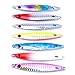 Aorace 7pcs/lot 30g/7.6cm Minnow Metal Lure 3D Eyes Hard Bait Casting Jigging Hard Lure Bass Trout Salmon Lures Without Hooks