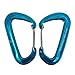 Wise Owl Outfitters Wiregate Carabiner Clip Set 12 KN Heavy Duty, Lightweight Aircraft Grade Aluminum - Great Gear for Hammock Camping - Wise Owl 