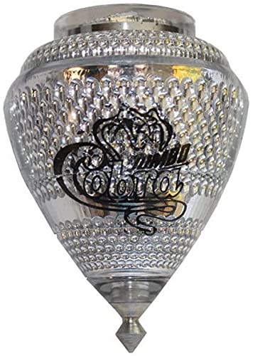 3 Pack Jumbo Cobra Durable Plastic Spin Tops for Kids Metal Tip Made in Mexico - Trompo Mexicano Jumbo Cobra Pl?ico Durable & Punta de Metal (Pack of 3 Assorted Colors)