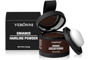 QITELL Hairline Shadow Powder 2024 New Upgraded Hairline Shadow Powder, Enhance Hairline Powder, Hair Roots Finishing Powder for Men and Women (Dark Brown, 1PC)