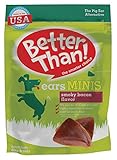 Better Than Bacon Mini Ears Dog Treats, 15 Count