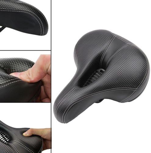 UNAKIM--Cycling Road MTB Bike Bicycle Wide Comfort Cushioned Seat Soft Padded Gel Saddle