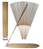 Mosquito Repellent Sticks - All Natural Insect Repellent Incense Sticks - Eco friendly - non toxic - Bamboo Infused with Lemongrass & grapefruit peel (Pack of 40)
