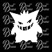 Gengar avatar SMALL Vinyl Car/Laptop Decal