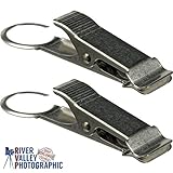 River Valley Photo 2-Pack Stainless Steel Paper & Film Drying Clips with Hanger Loop