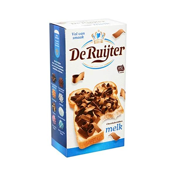 NiederlÃ¤ndische Milchschokoladenflocken | De Ruijter | Schokoladenflocken Milch | Gesamtgewicht 300 Gramm – Bild 3