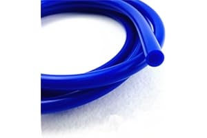 AotoKoop High Temperature 5/32 Silicone vacuum Tubing Hose, Length 5 Feet per Roll Blue (4mm ID - 1.5 Meter)