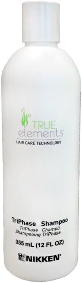 Nikken True Elements Hair Shampoo (18141) - Treat Scalp and Stimulate Hair Growth - Natural Ingredients for Healthy Scalp and Hair, All Hair Types - Dry, Normal, Oily, Chemically-Treated, 355 mL