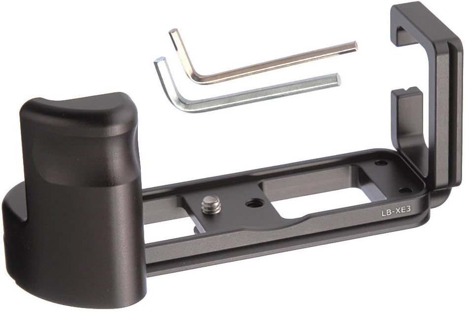 Quick Release L Plate Bracket Holder Hand Grip for Fuji Fujifilm X-E3 XE3 Camera, Benro Arca Swiss Tripod Head