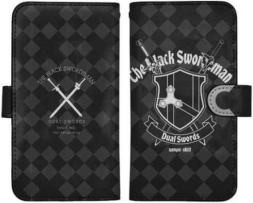 Amazon ソードアート オンライン オーディナル スケール 黒の剣士 手帳型スマホケース アニメ 萌えグッズ 通販