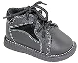 Genuine Leather Infant Toddlers Boys Luna Lace Up Dress Boots (Infant/Toddler)