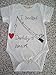 Winzik Newborn Infant baby Girls Boys Outfits I Hooked Daddy's Heart letters Print Romper Jumpsuit Clothes T-shirt (0-6 months)