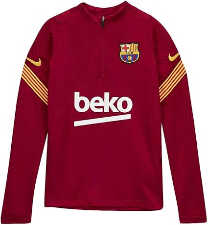 Amazon.com : Nike 2020-2021 Barcelona Drill Training Top (Noble Red