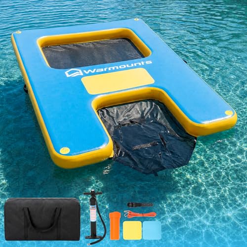 Inflatable Floating Dock with Dog Ramp