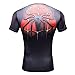 Superhero Spider Man 3D Sports T-Shirt Slim Fit Fitness Cycling Jersey Costume